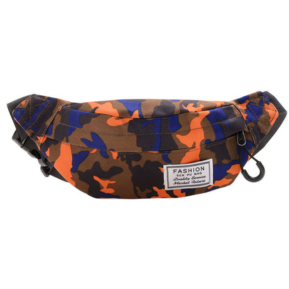 Sacs à bandoulière pour enfants avec poches de camouflage de style enfantin avec lettres pour garçons