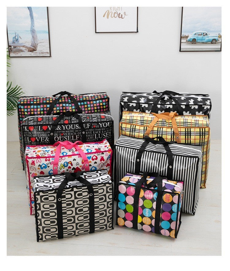 Waterproof Coated Duffel Household Clothes Quilt Buggy Travel Bags