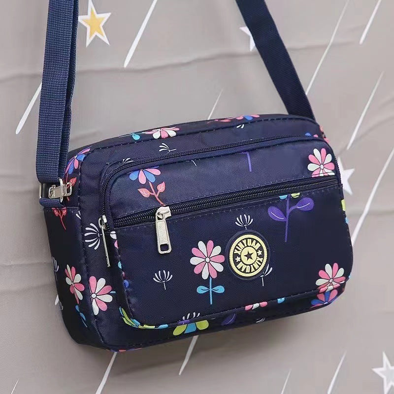 Women's Style Oxford Flower Cloth Stall Running Crossbody Bags