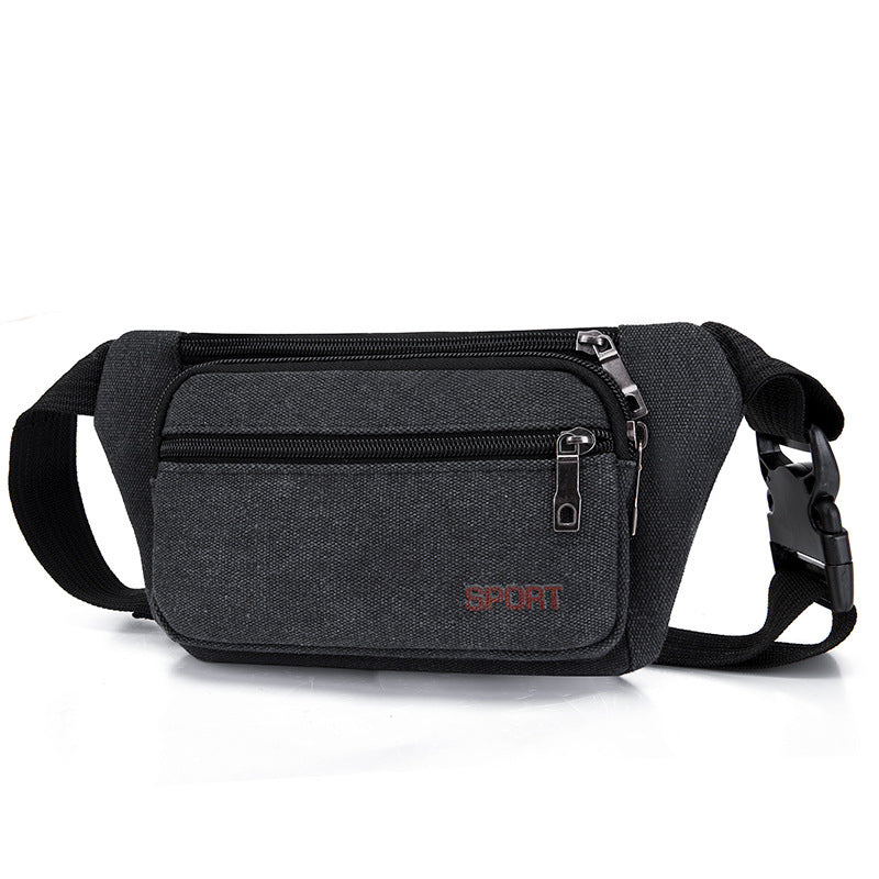 Mobile Canvas Construction Site Work Waterproof Men's Waist Packs