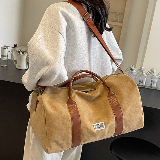 Women's Canvas Large Capacity Versatile Business Traveling Handbags