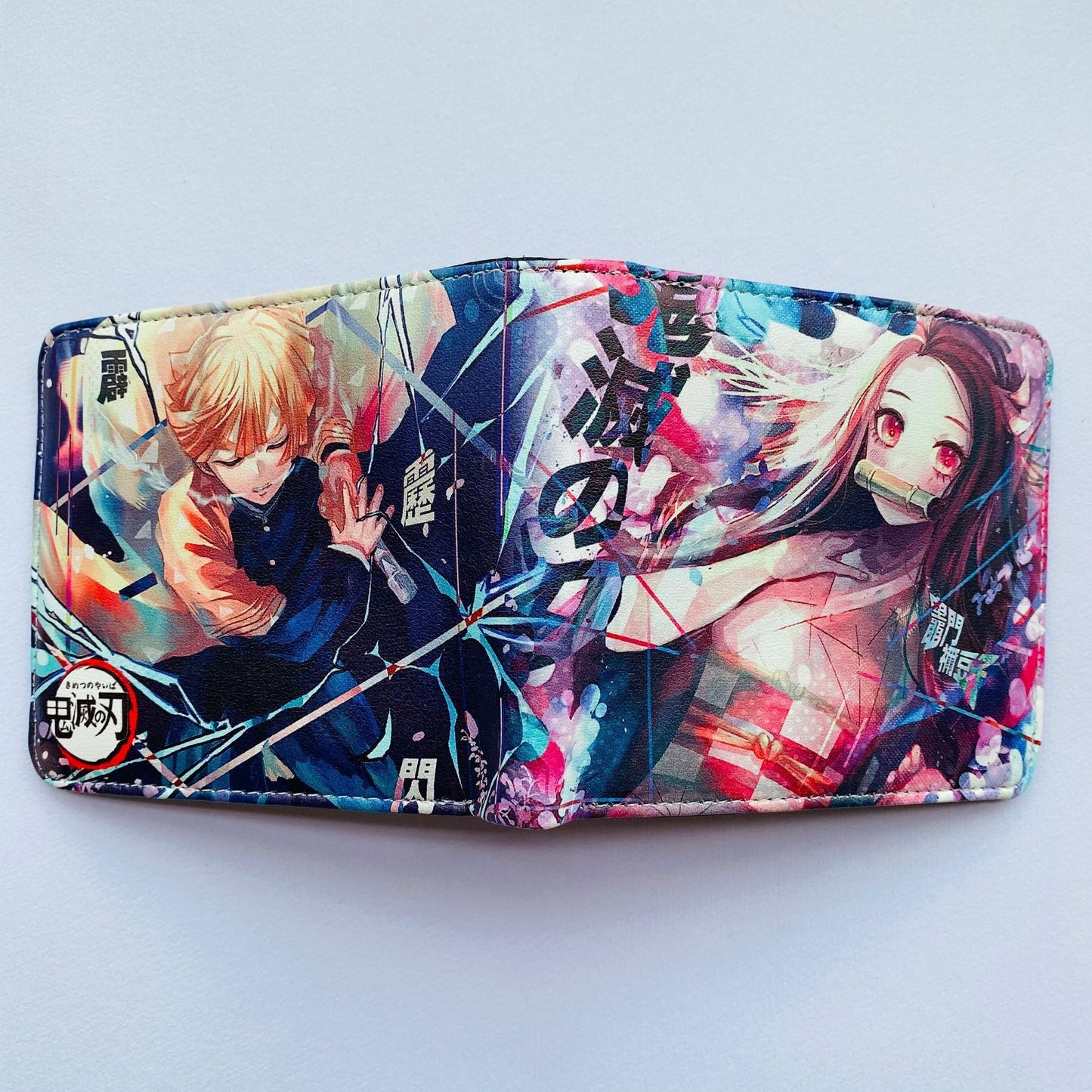 Anime Peripheral Ghost Blade Extinction Cartoon Printed Character Ladies Wallets