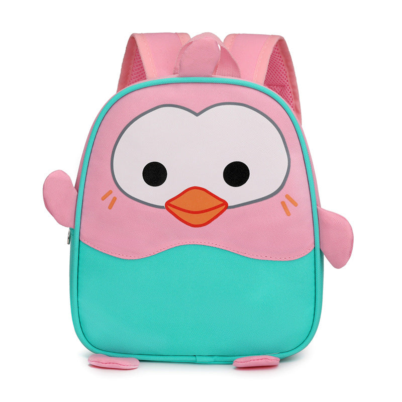 Sacs d'école maternelle imperméables en forme de pingouin mignon pour allégement du fardeau des enfants