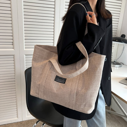 Sac fourre-tout tendance pour femme, grand sac à bandoulière simple et portable