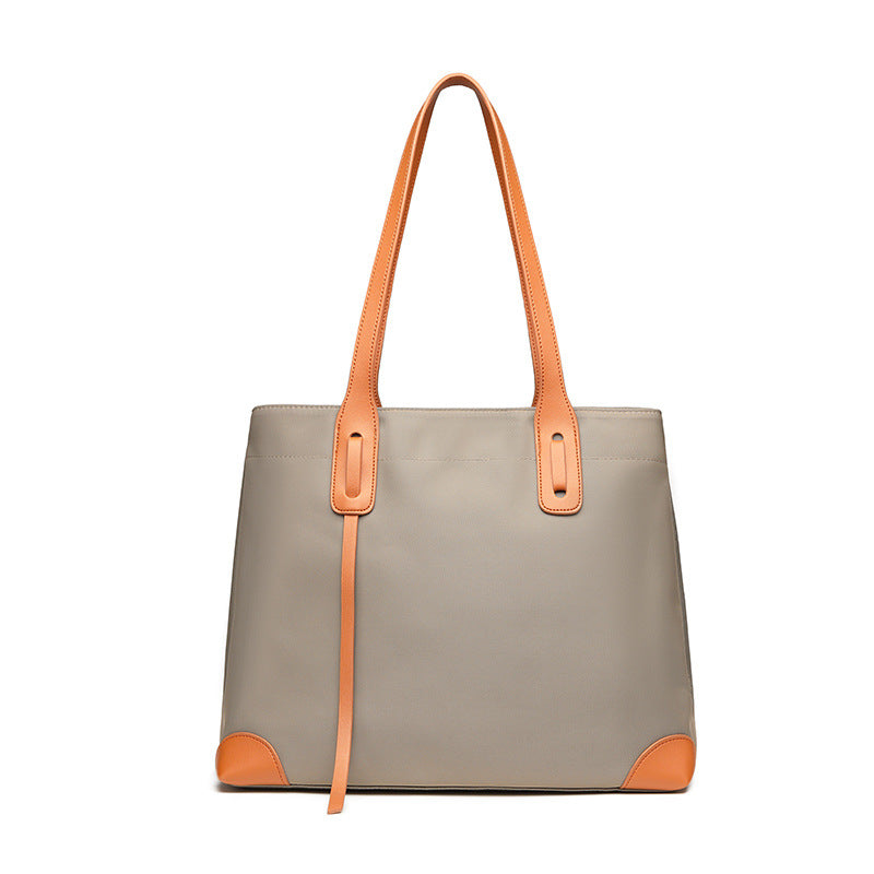 Sac fourre-tout portable pour femme en pouces, simple et décontracté, grand sac pour ordinateur portable