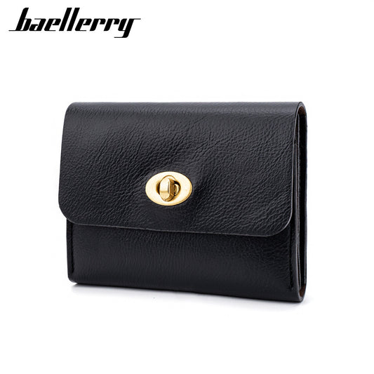 Women's Short Korean Style Fashion Twist Thin Card Holder