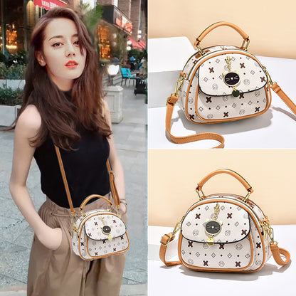 Women's Popular Round Fashionable Summer Fashion Chain Textured Bags