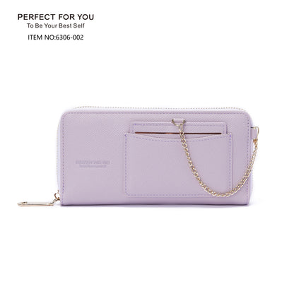 Women's Long Zipper Large Capacity Fashion Clutch Ladies Wallets