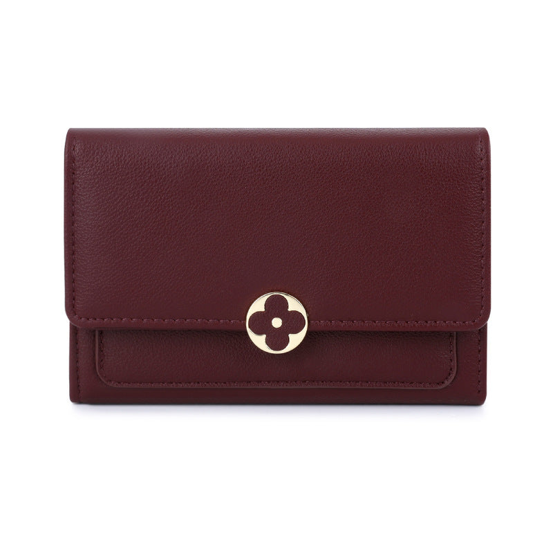 Graceful Women's Innovative Clover Vintage High-grade Ladies Wallets