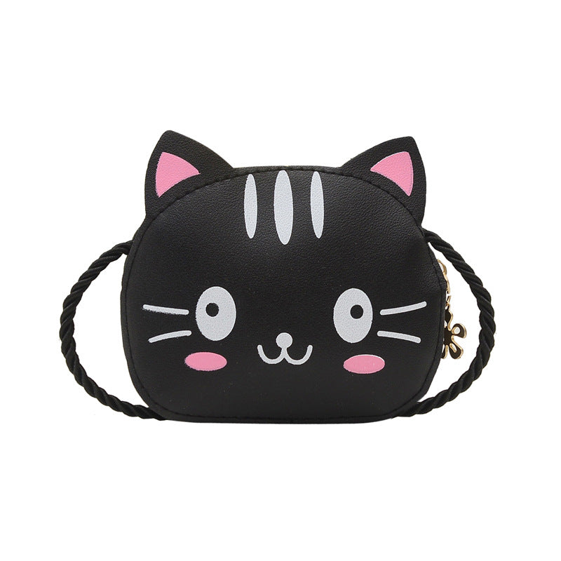 Mini Zipper Cute Cartoon Fashion Western Children's Shoulder Bags