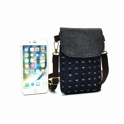 Women's & Men's & Trendy Ripped Model Denim Large Phone Bags