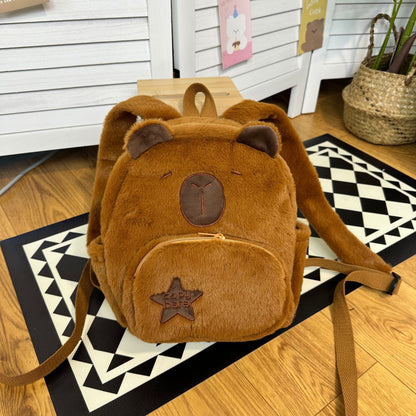 Poupée en peluche Capybara mignonne, jouet de personnalité, sacs à bandoulière pour enfants