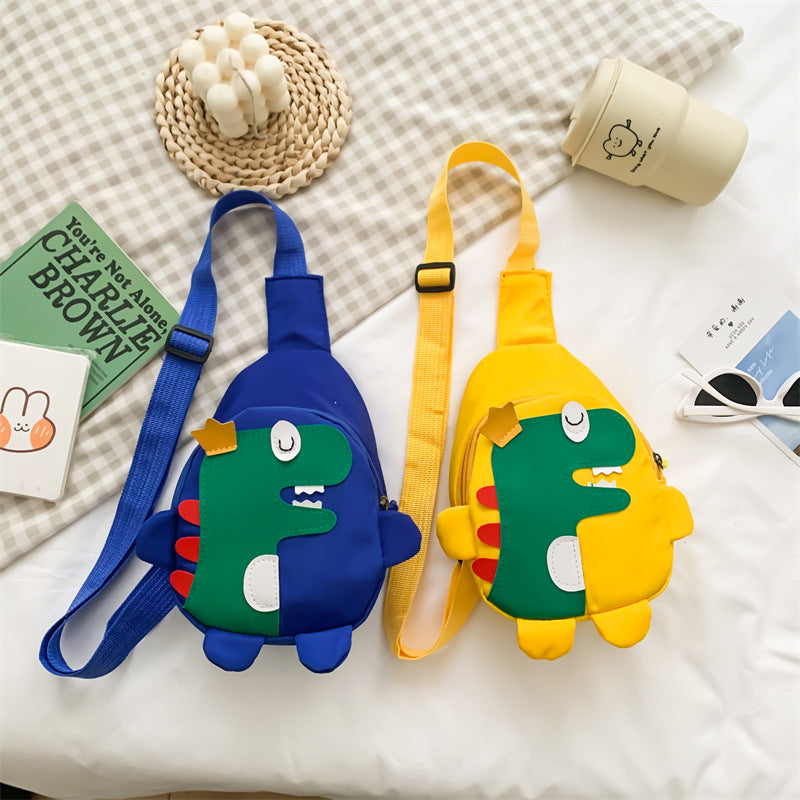 Sacs banane en nylon pour enfants, mignons petits dinosaures, en tissu, pour personnalité