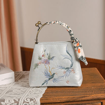 Ancient Style Cheongsam Banquet Clutch Silk Handbags