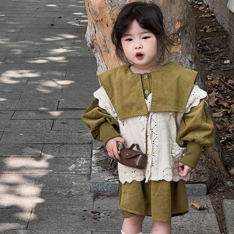 Sacs à bandoulière pour enfants de style concave rétro coréen pour garçons