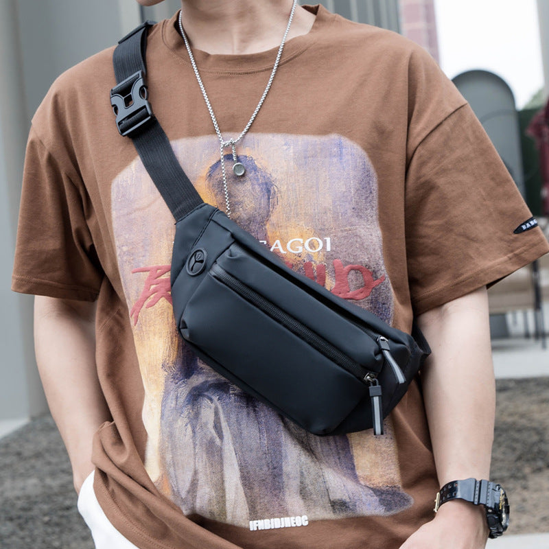 Men's Waterproof Personal Leisure Fashion Korean Style Men's Waist Packs