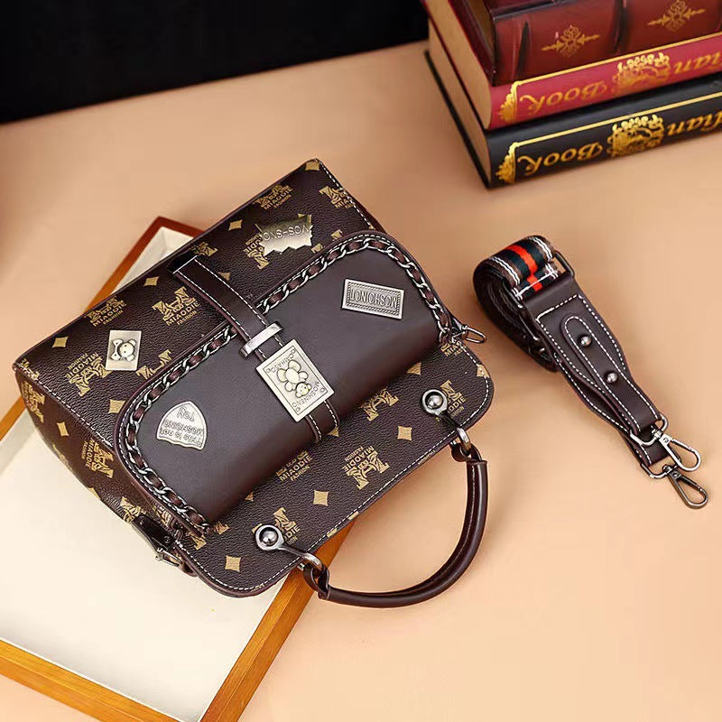 Women's Glamorous Graceful Fashionable Retro Printed Crossbody Bags