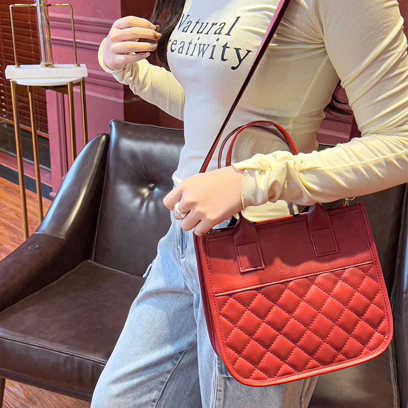 Pochettes de style coréen pour femmes Diamond Tote Sacs à main pour minorités