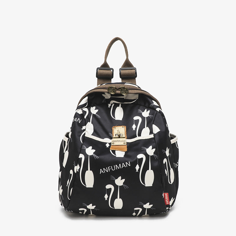 Capacity Ethnic Style Trendy Printed Fashionable Backpacks