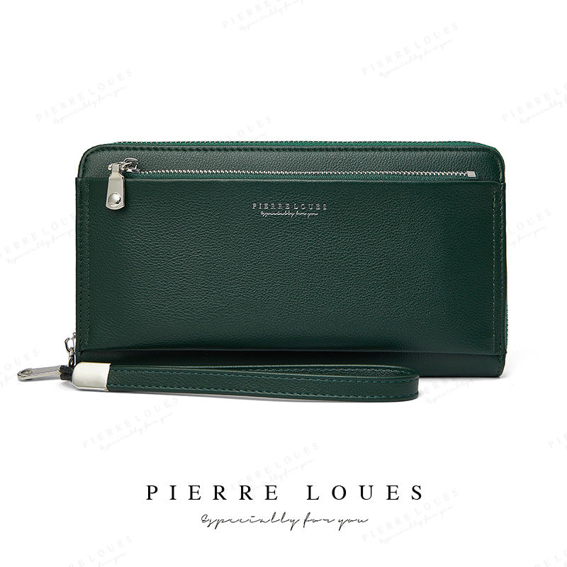 Women's Elegant Pierre Long Multifunctional Clutch Ladies Wallets