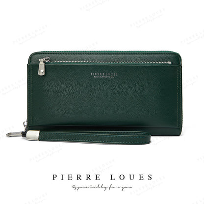 Women's Elegant Pierre Long Multifunctional Clutch Ladies Wallets