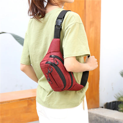 Unique Men's Slouchy Korean Oxford Cloth Men's Waist Packs