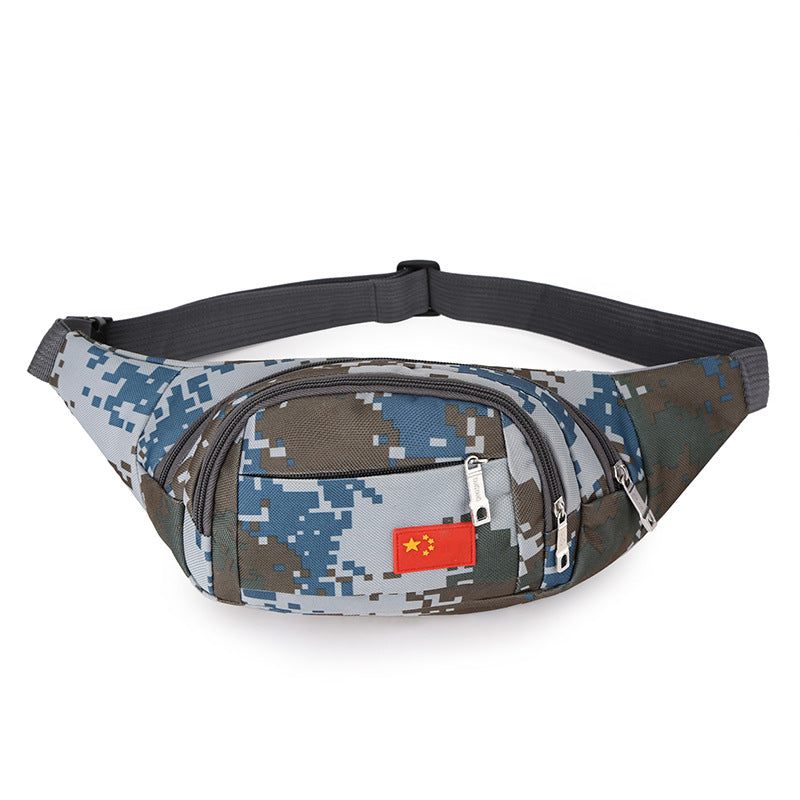 Sacs de taille pour hommes en nylon multifonctionnels camouflage pour caissier mobile épaississant