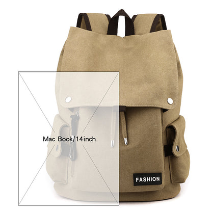 Autumn Retro Trendy Simple Large Capacity Backpacks