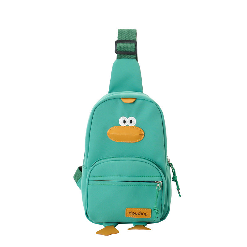 Sacs banane pour enfants de style coréen avec dessin animé mignon canard garçon