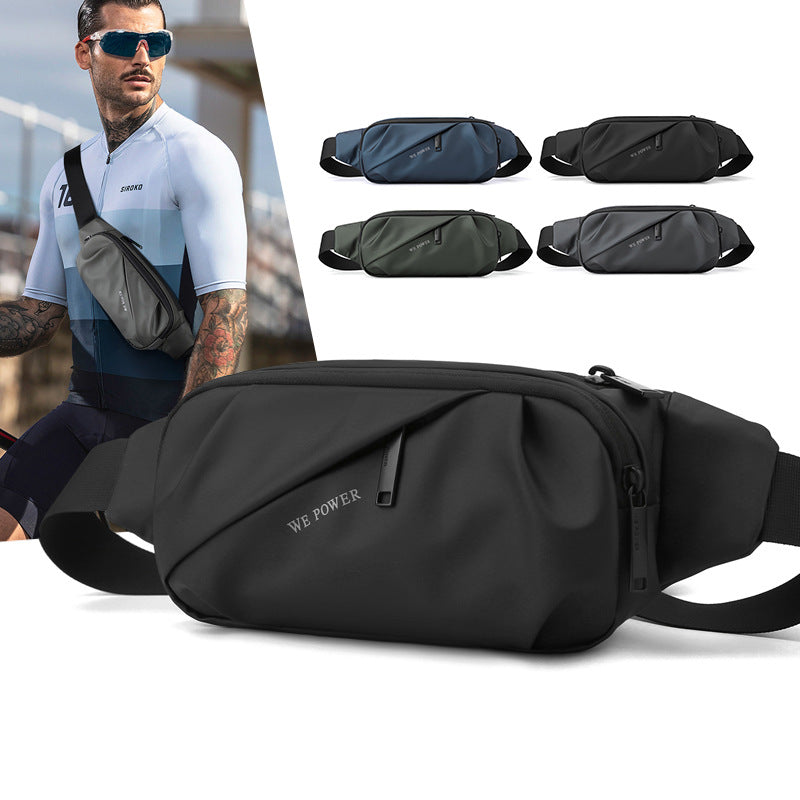 Sacs banane multifonctions imperméables pour hommes, sac de cyclisme de loisirs tendance pour hommes