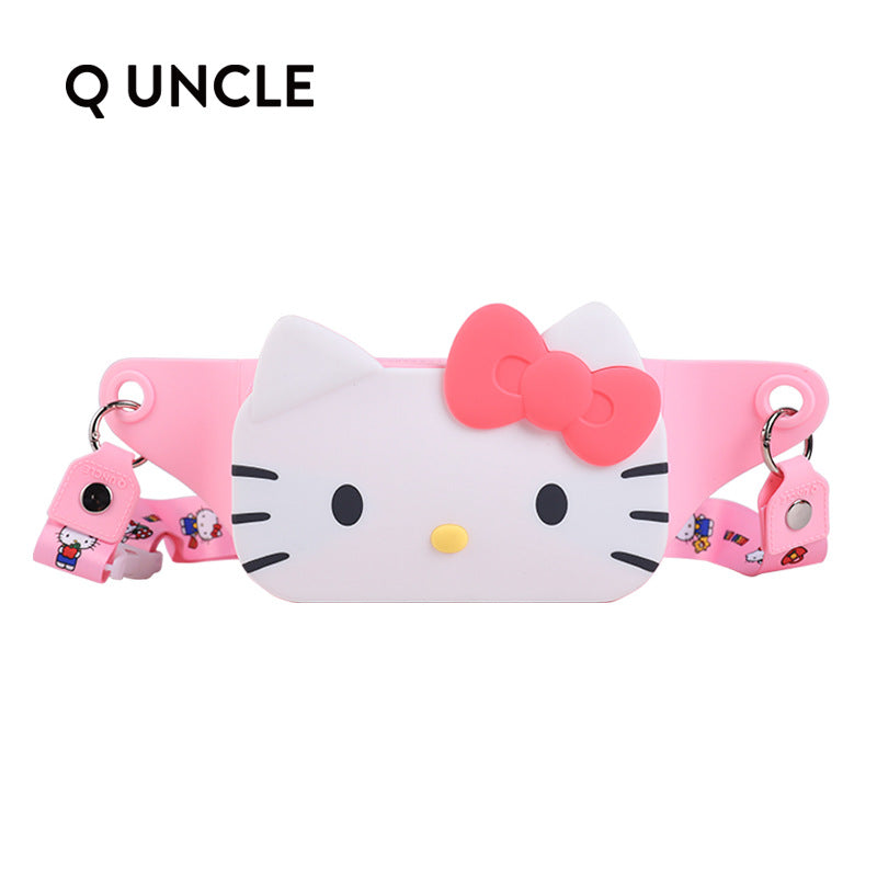 Sacs banane pour enfants Hello Kitty en silicone avec mélodie de dessin animé autorisés