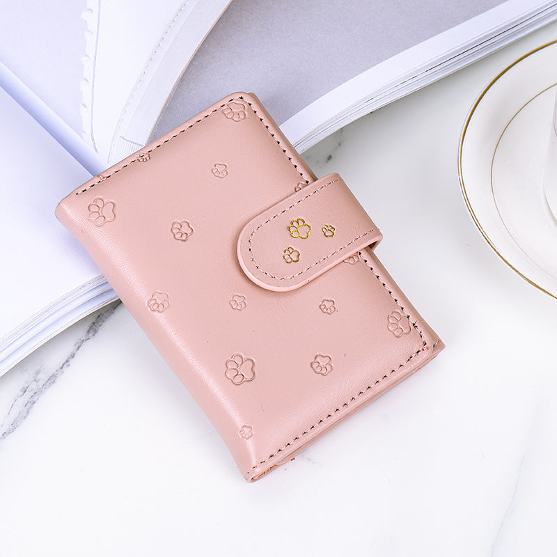 Women's Korean Short Solid Color Simple Ladies Wallets