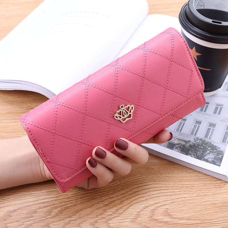 Women's Korean Long Trendy Thin Fashion Diamond Ladies Wallets