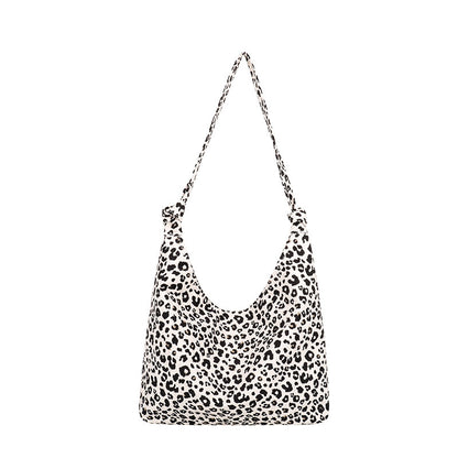 Leopard Print Large Capacity One Shopping Crossbody Bags