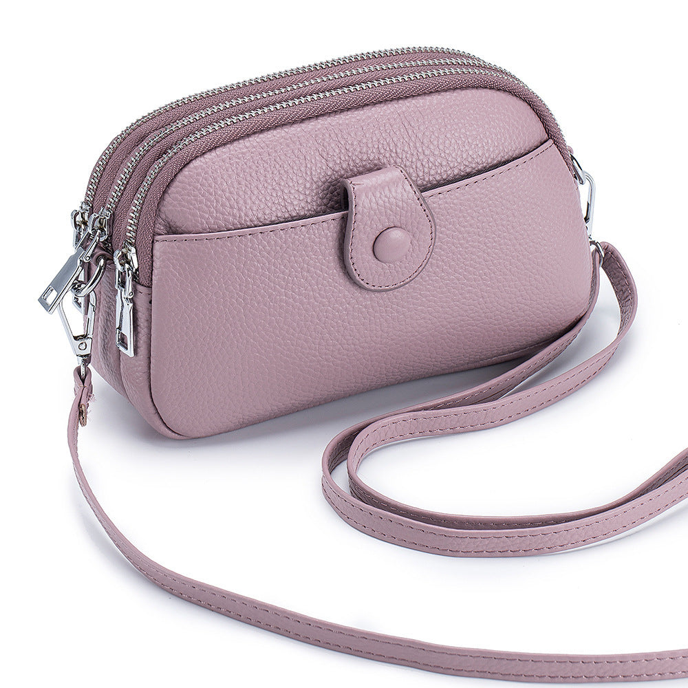 Women's Leather Small Large Capacity Fashion Mobile Crossbody Bags