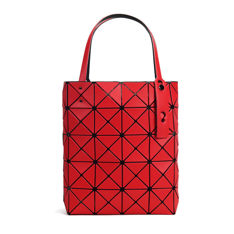 Women's Box Geometric Triangle Hand Holding Handbags