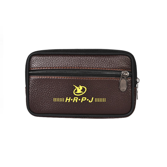 Pochette pour téléphone portable pour hommes, grands sacs de taille horizontaux pour hommes