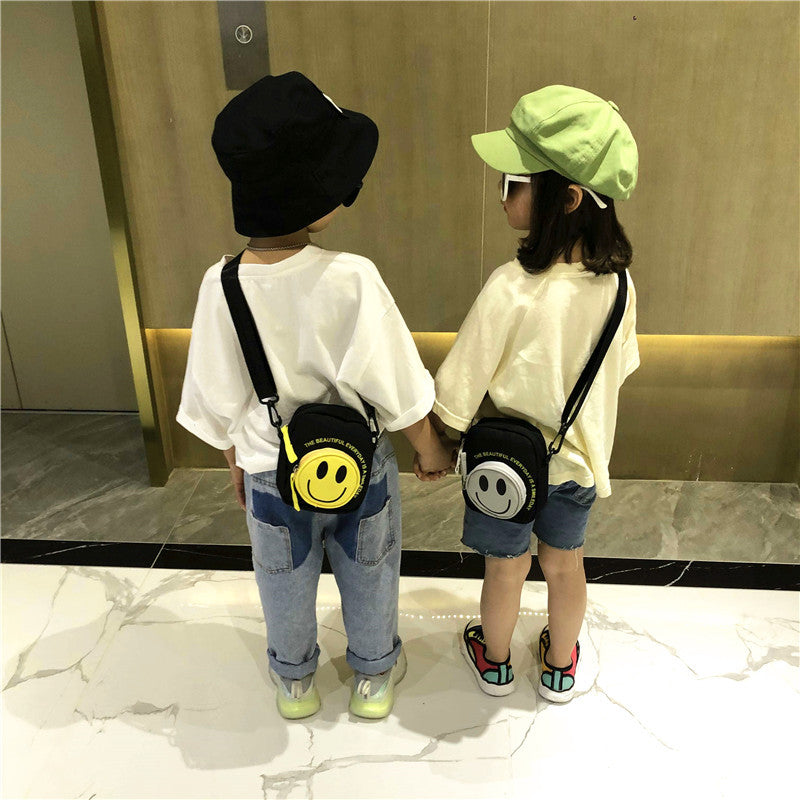 Children's Smiley Mini Summer Cute Cartoon Fashion Children's Shoulder Bags