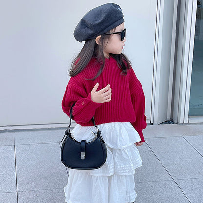 Pretty Classic Fashionable Underarm Mini Little Children's Shoulder Bags