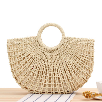 Forest Simple Hand Carrying Straw Handmade Handbags