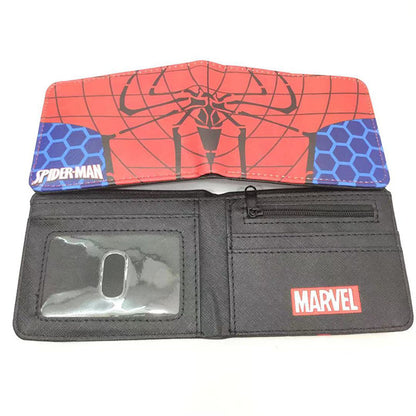 Men's Super Heros Short Black Spider Green Ladies Wallets