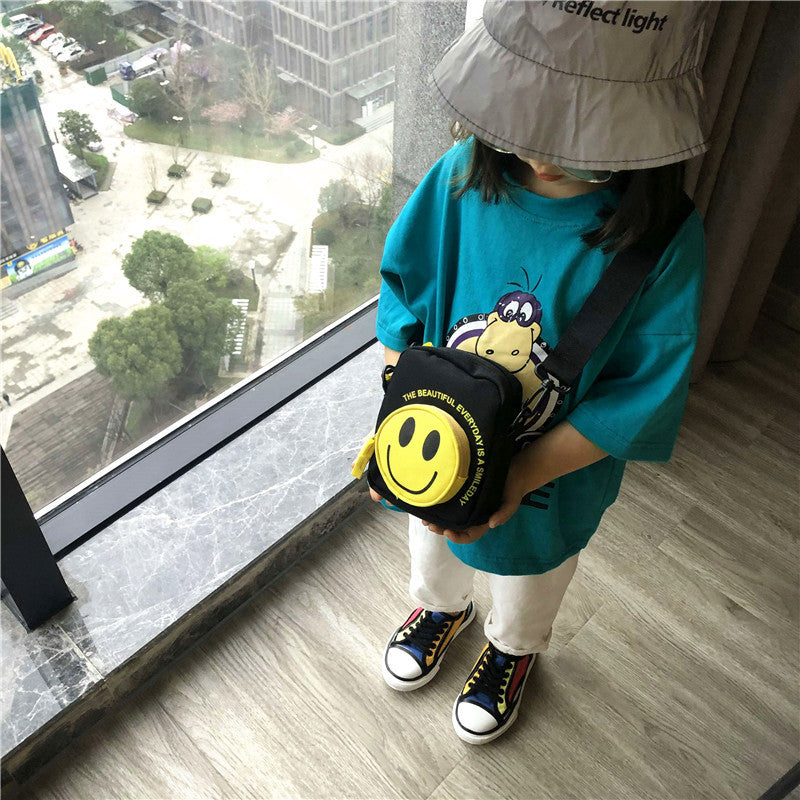 Children's Smiley Mini Summer Cute Cartoon Fashion Children's Shoulder Bags