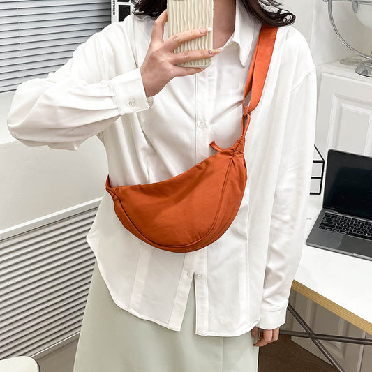 Women's Fitting Room Nylon Dumpling Cloth Crossbody Bags