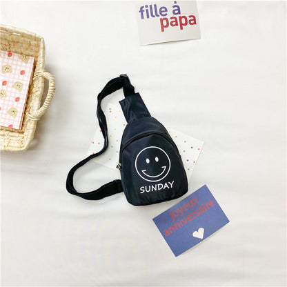 Mini sacs banane pour enfants avec visage souriant mignon pour petit garçon