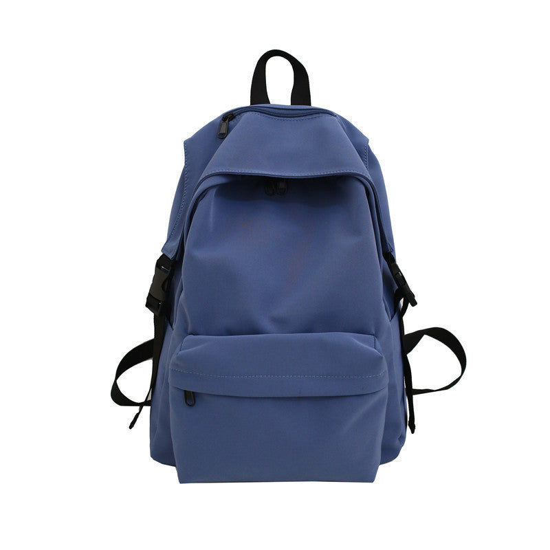 Women's Solid Color Fashion Nylon Female Korean Backpacks