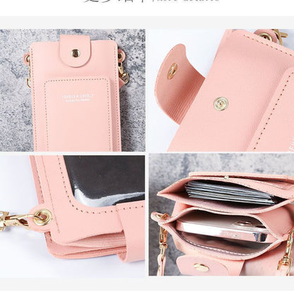 Attractive Women's Mobile Touch Screen Mini Phone Bags