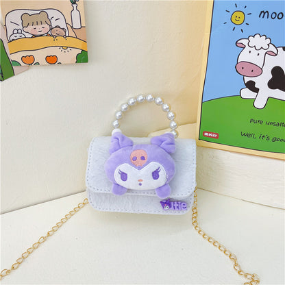 Porte-monnaie portable pour enfants, petite princesse chic et mignonne