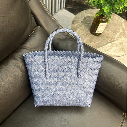 Women's Material Woven Gift Basket Festival Handbags