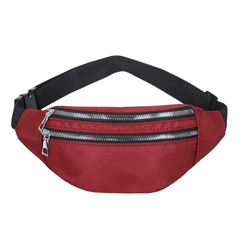 Waterproof Korean Style Fashion Large Capacity Men's Waist Packs