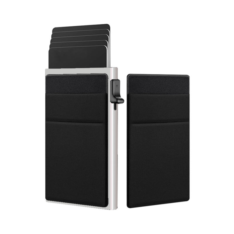 Alloy Automatic Pop-up Business Swiping Metal Card Holder